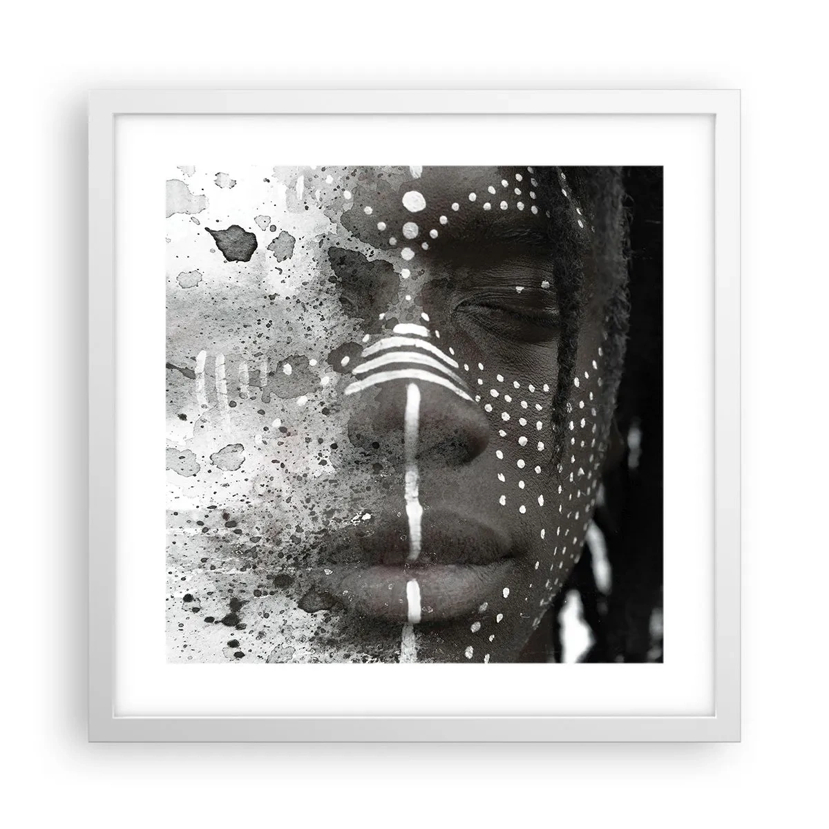 Poszter fekete keretben - Fedezd fel az eredeti szellemet - 40x40 cm