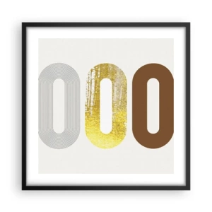 Poszter fehér keretben - Óóó! - 50x50 cm