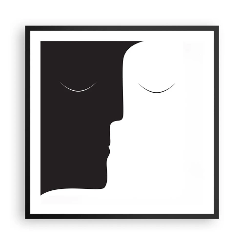 Poszter fehér keretben - Az ellentétek egysége - 60x60 cm