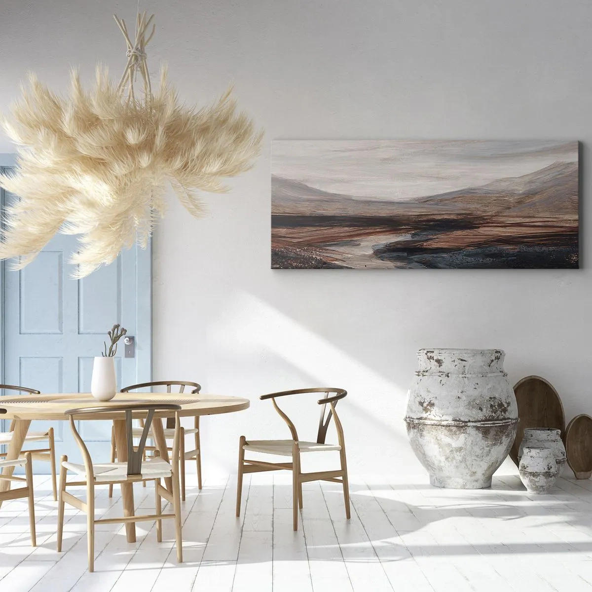 Vászonkép -  Békés völgy - 100x40 cm