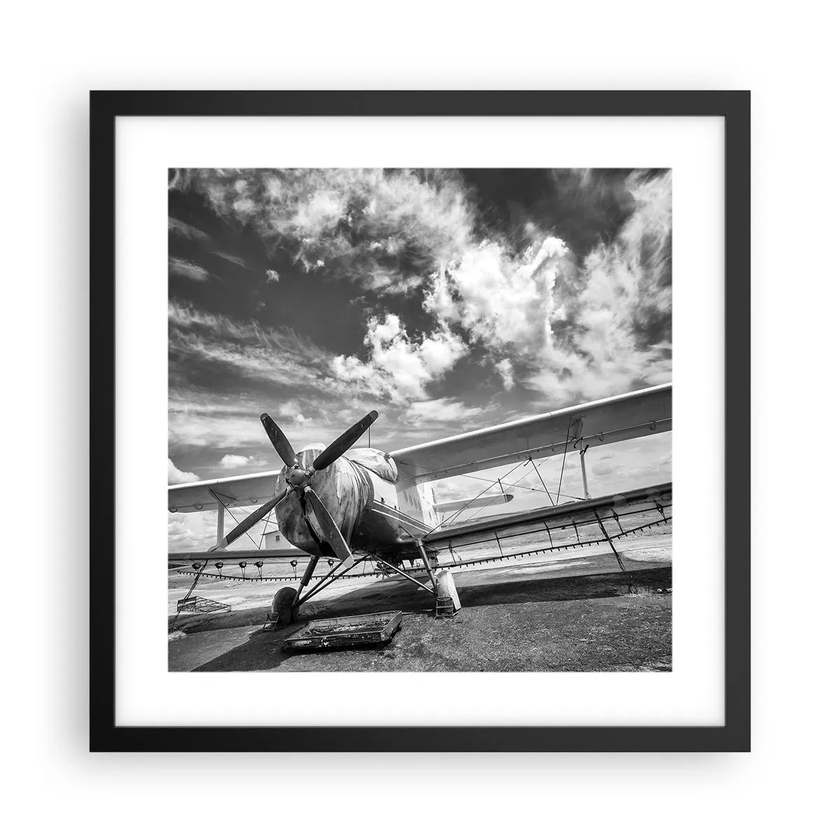 Poszter fehér keretben - Alig várom! - 40x40 cm