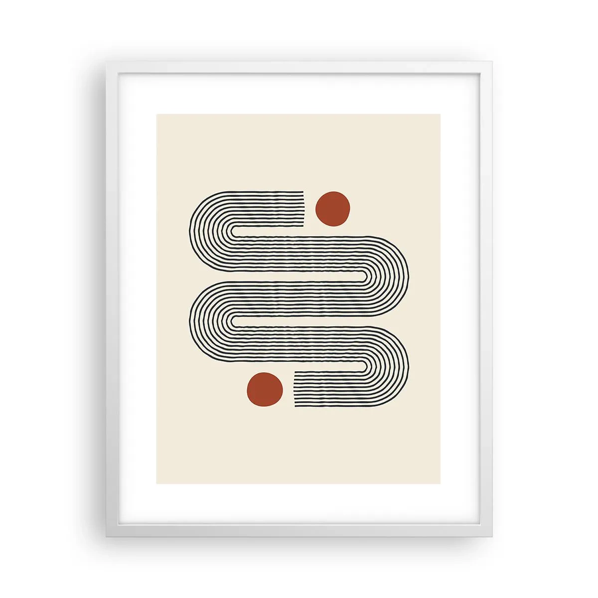 Poszter fekete keretben - Elejétől végéig - 40x50 cm