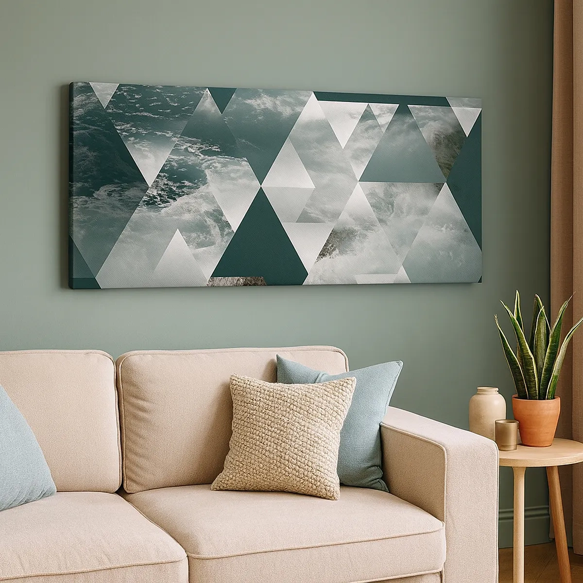 Vászonkép - Kristály perspektíva - 30x30 cm