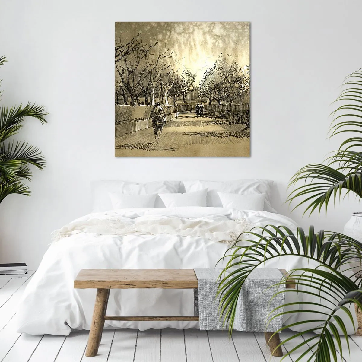 Vászonkép - Egy tollal megállított pillanat - 70x70 cm