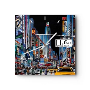 Falióra, Óra - Képregény nagy éjszaka - 40x40 cm