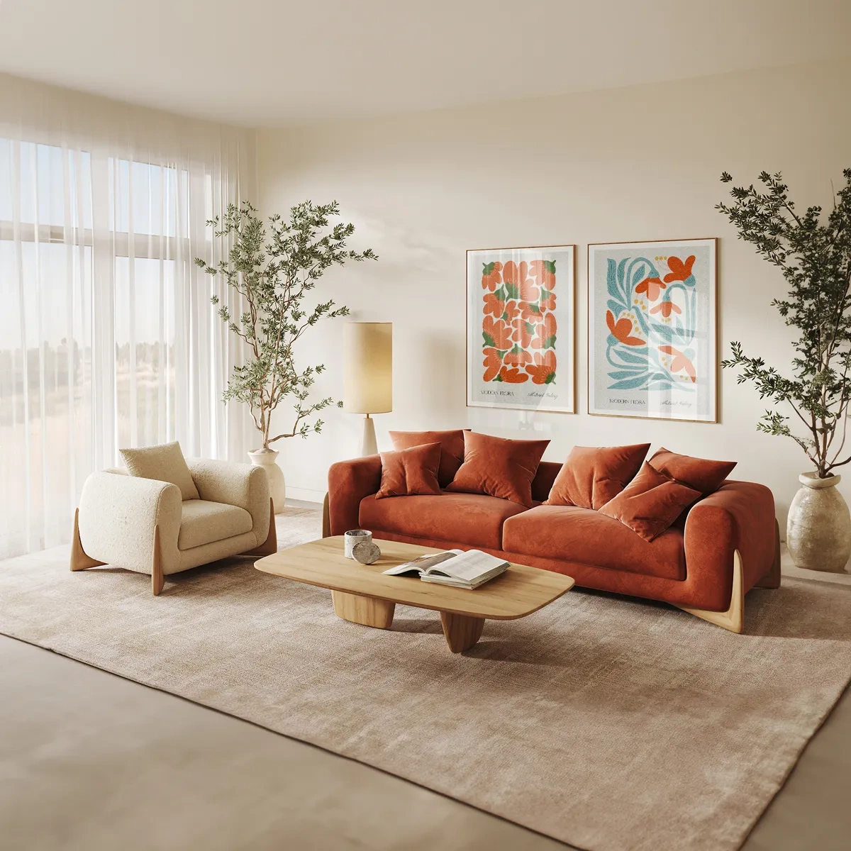 Modern flora no. 2 - Inspiráció a nappaliba