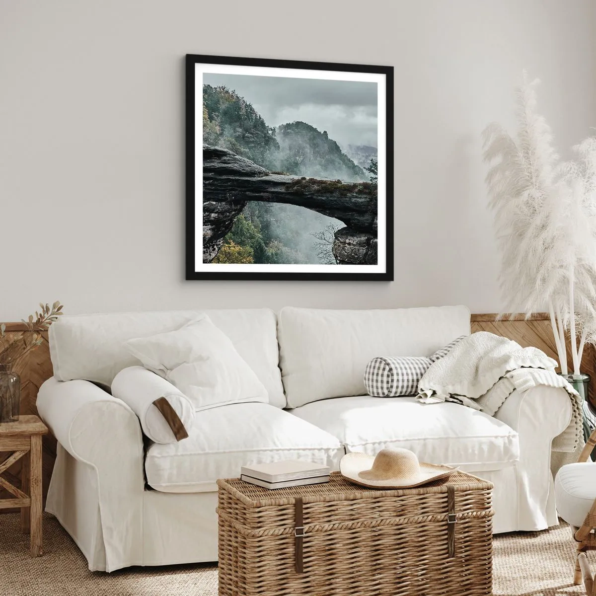 Poszter fehér keretben - A kaland hamarosan kezdődik - 60x60 cm