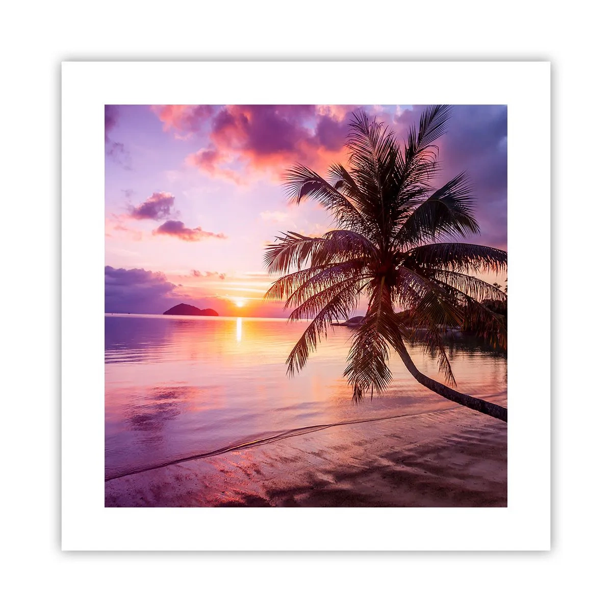 Poszter - Boldogság egészen a horizontig - 40x40 cm