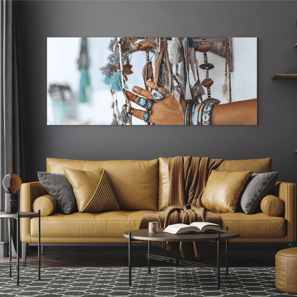 Üveg kép - Helyi kincsek - 90x30 cm