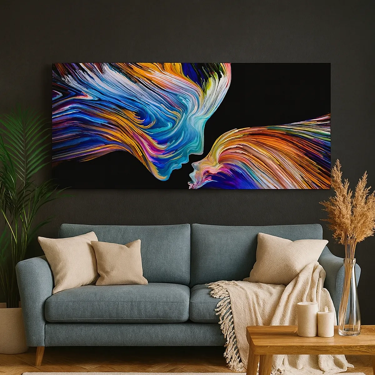 Vászonkép - Az energia és a fény fúziója - 30x30 cm