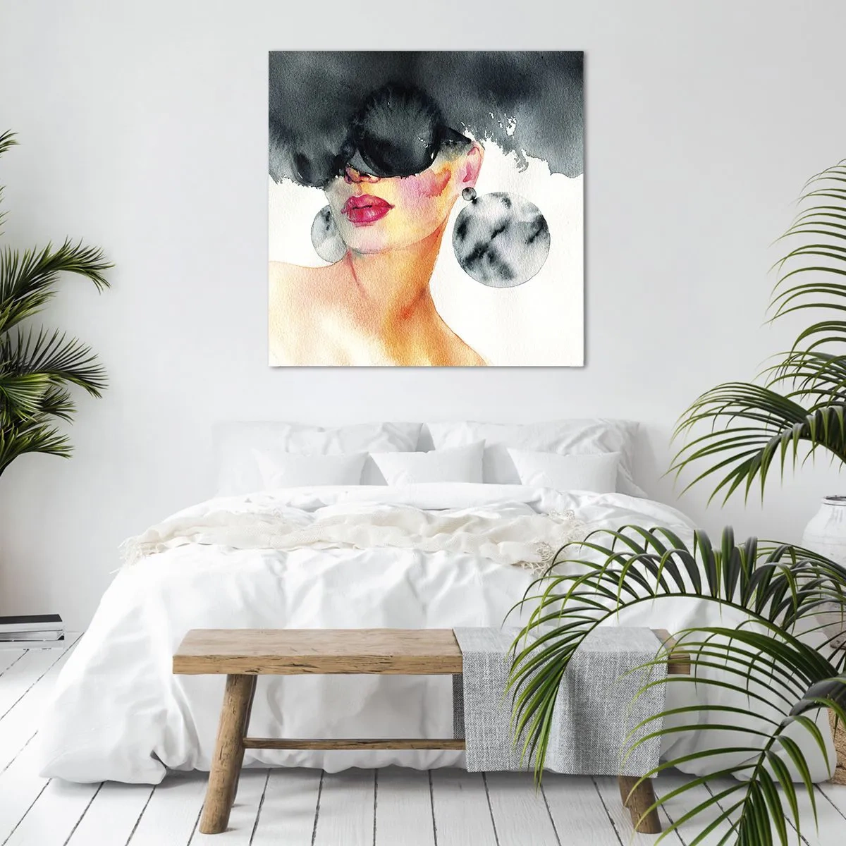 Vászonkép - Az elegancia titka - 70x70 cm