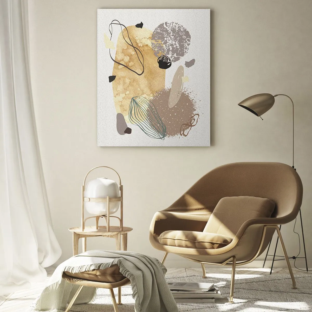 Üveg kép - Alkalmazott plumkológia - 80x120 cm