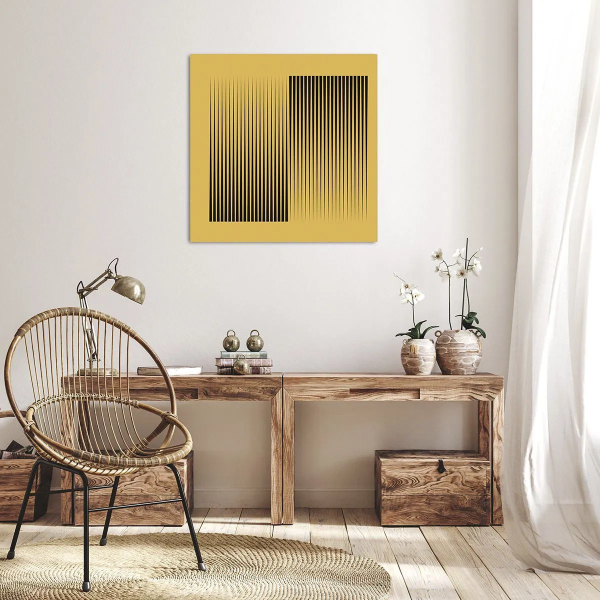 Vászonkép - Az ellentétek négyzete - 70x70 cm