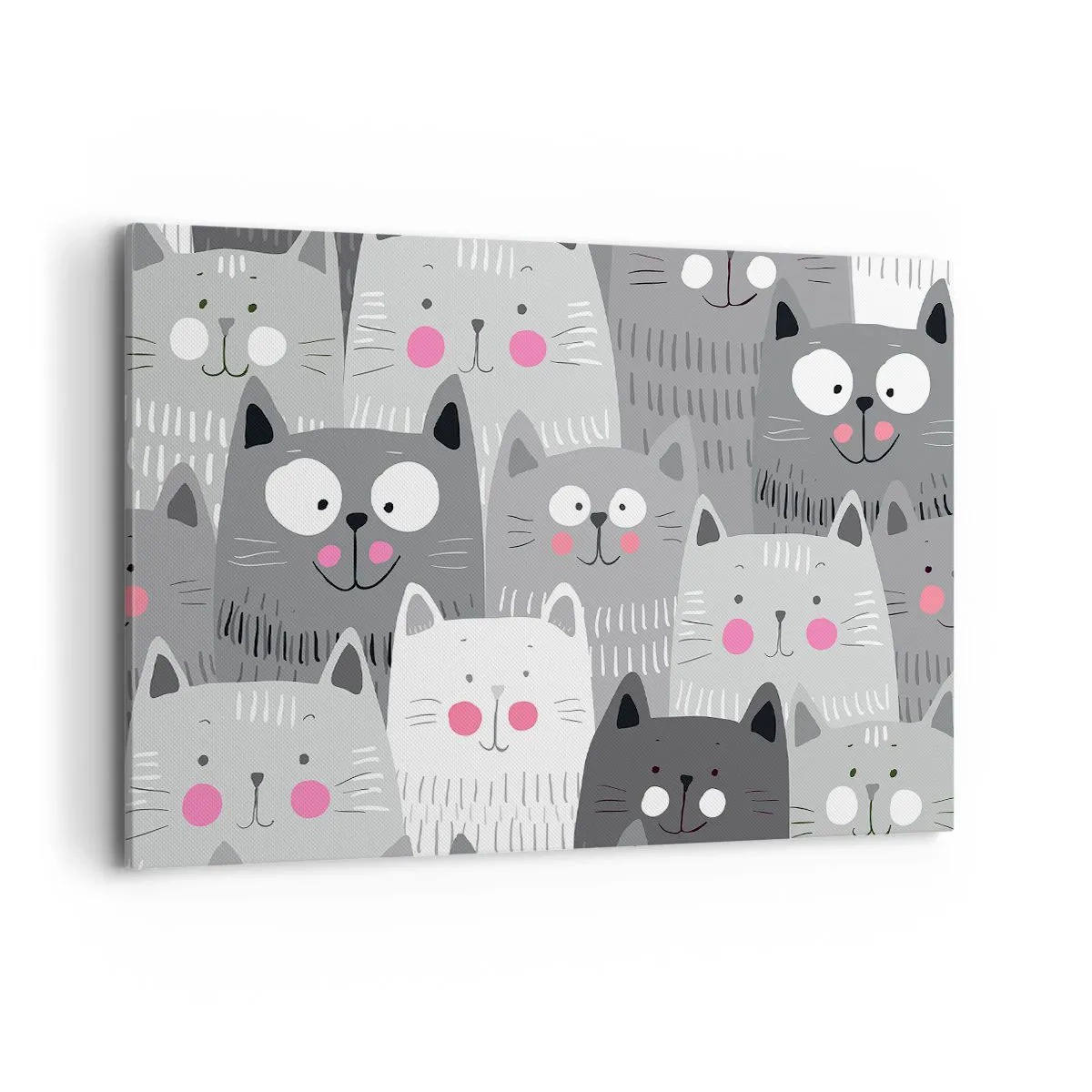 Vászonkép - A macska világa - 120x80 cm