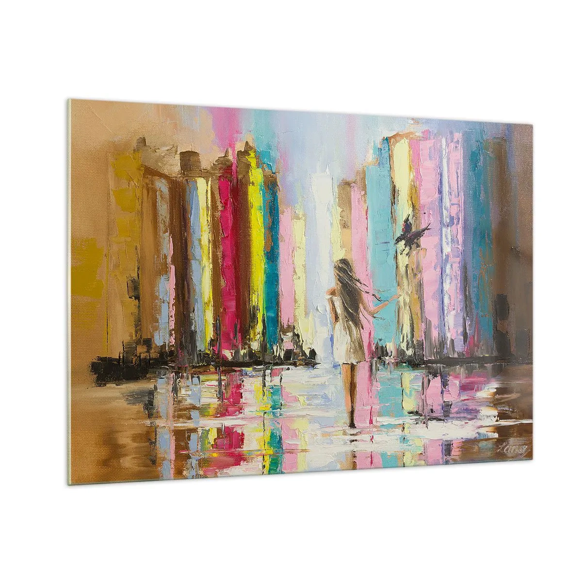 Üveg kép - Kövessél - 100x70 cm