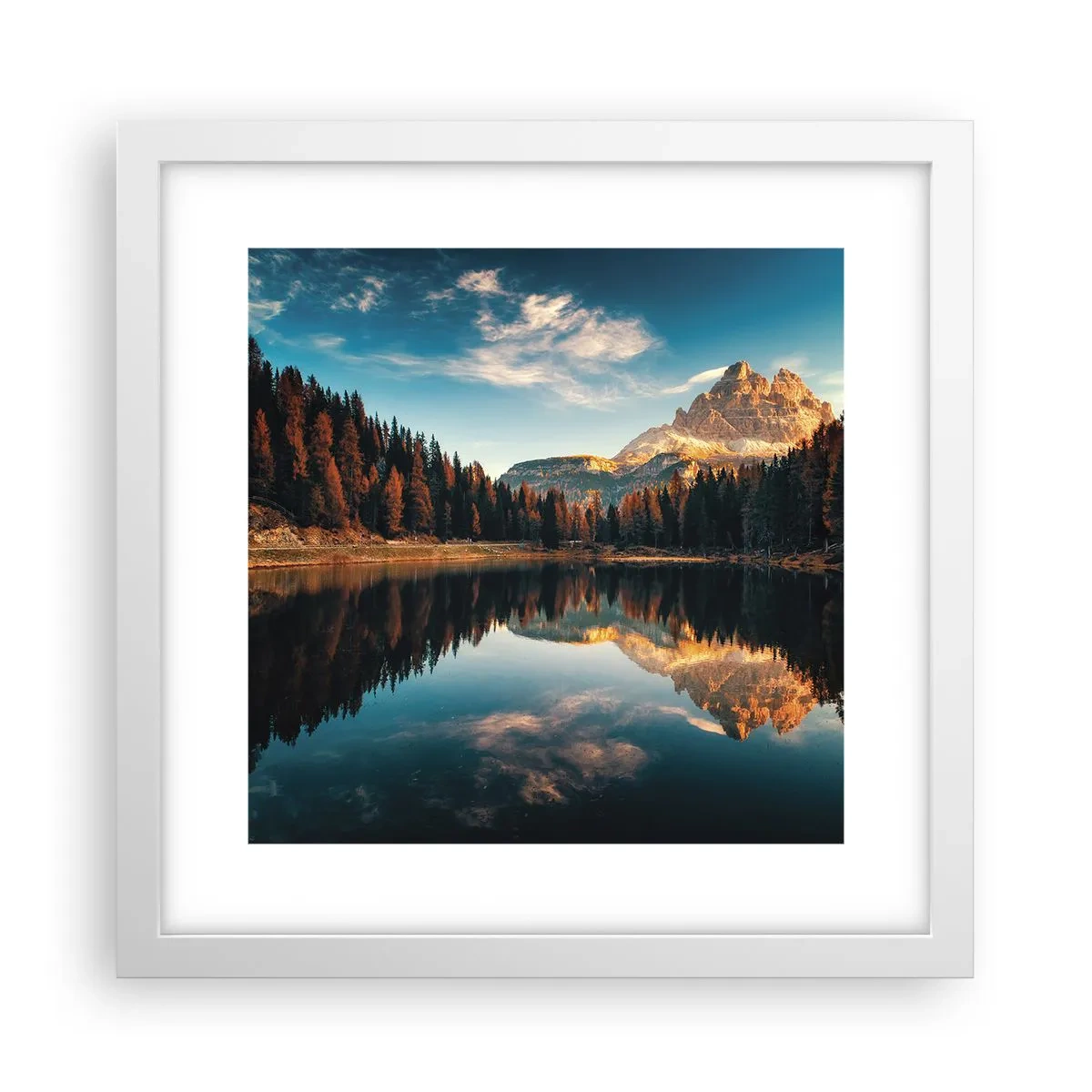 Poszter fekete keretben - Dupla tájkép - 30x30 cm