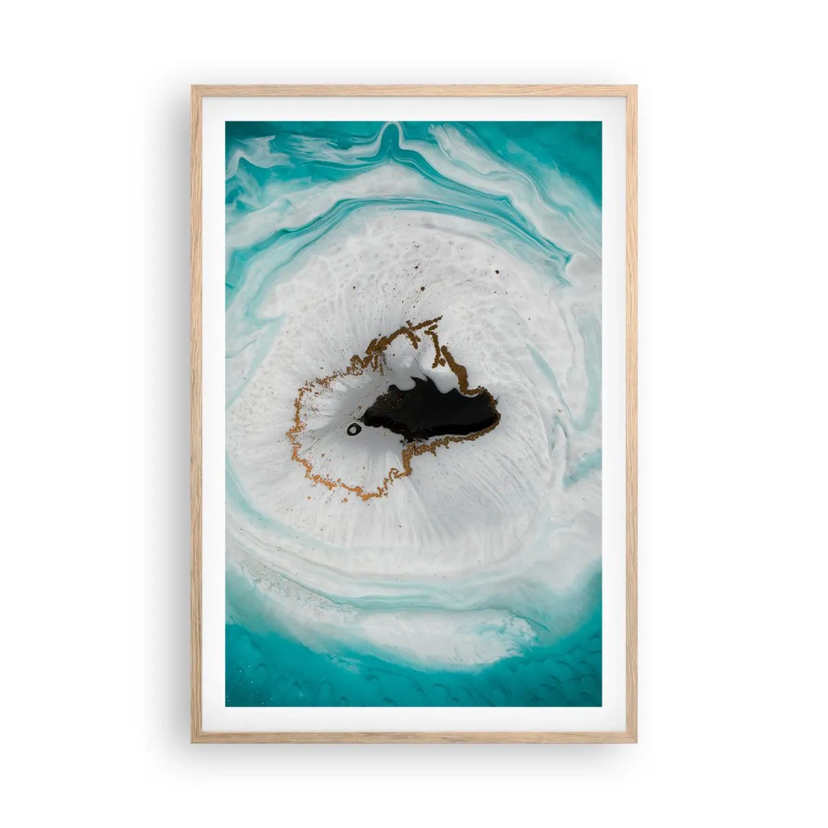 Poszter világos tölgy keretben - Behatolni - 61x91 cm