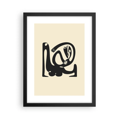 Poszter fehér keretben - Majdnem Picasso - 30x40 cm
