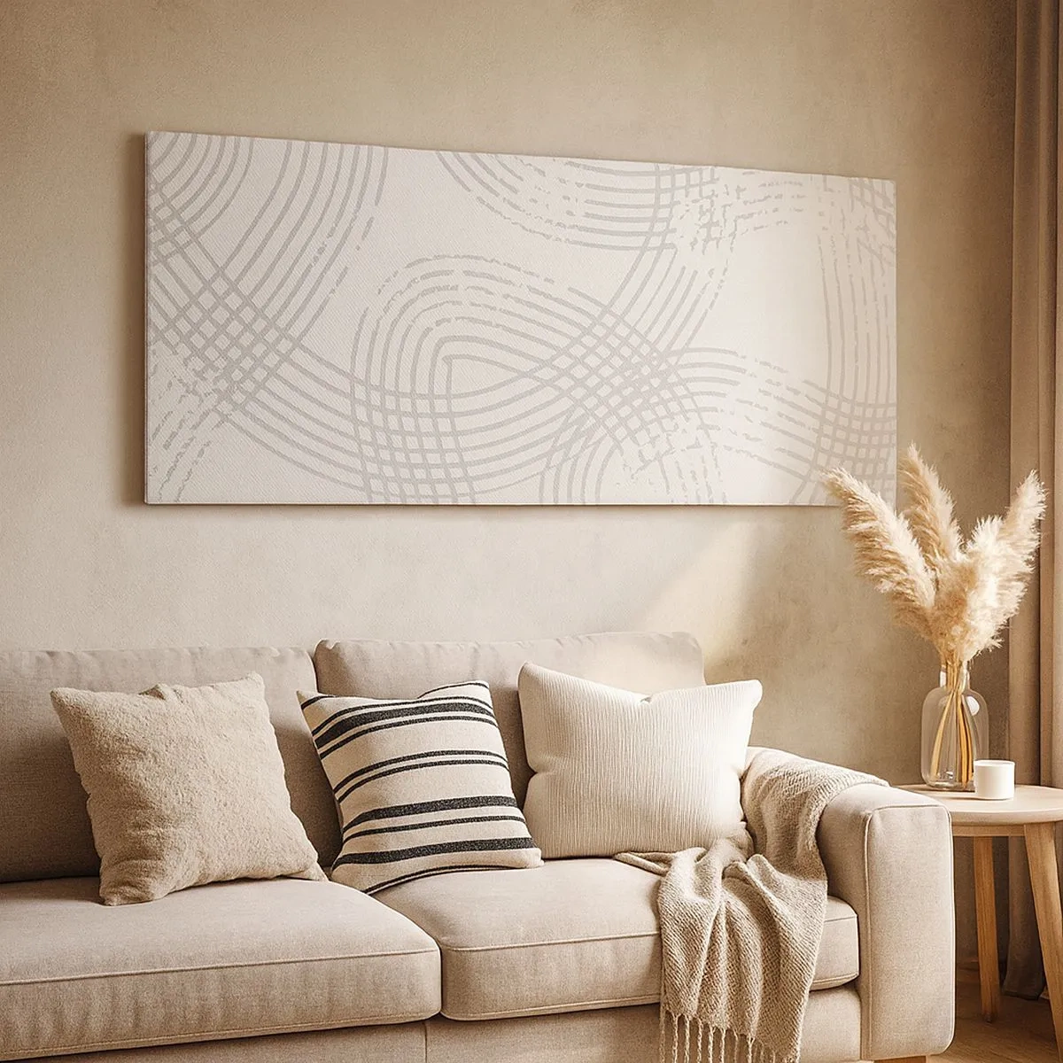 Vászonkép - Nincs egyenes út - 100x40 cm