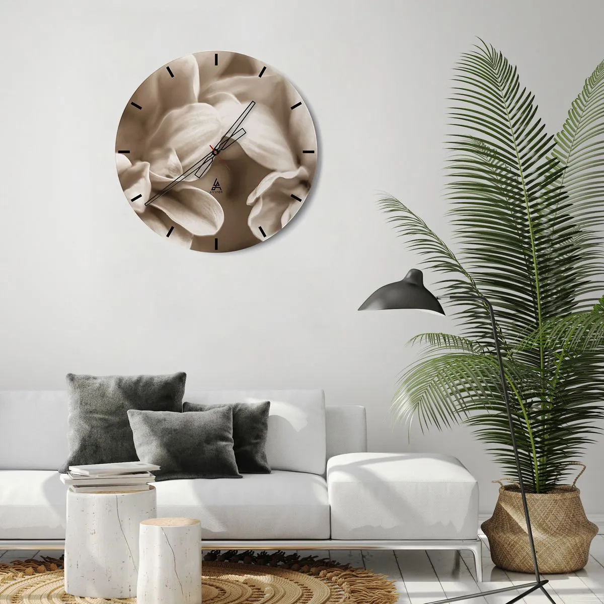 Falióra, Óra - Gyengéd, mint egy mosoly - 40x40 cm