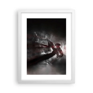 Poszter fekete keretben - A jazz párolgásban - 30x40 cm