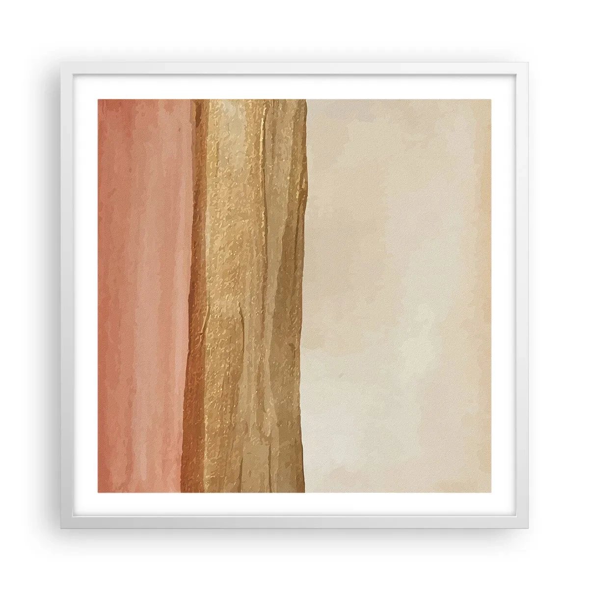 Poszter fekete keretben - Függőleges kompozíció - 60x60 cm