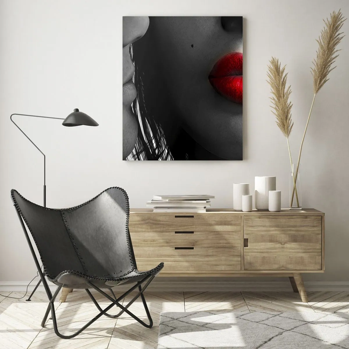 Üveg kép - Szemtől szembe  - 80x120 cm