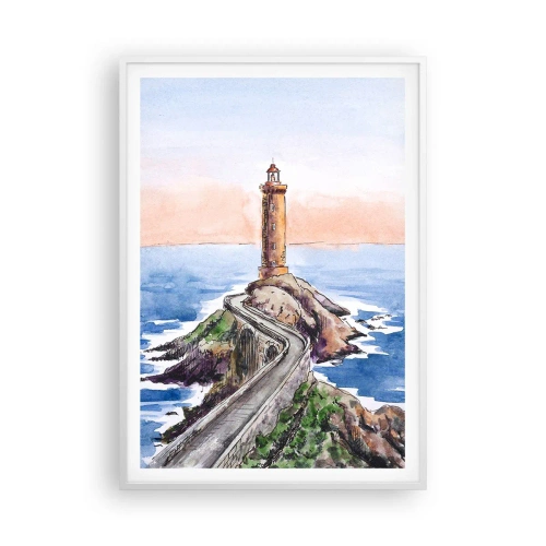 Poszter fekete keretben - Szemben a tengerrel - 70x100 cm