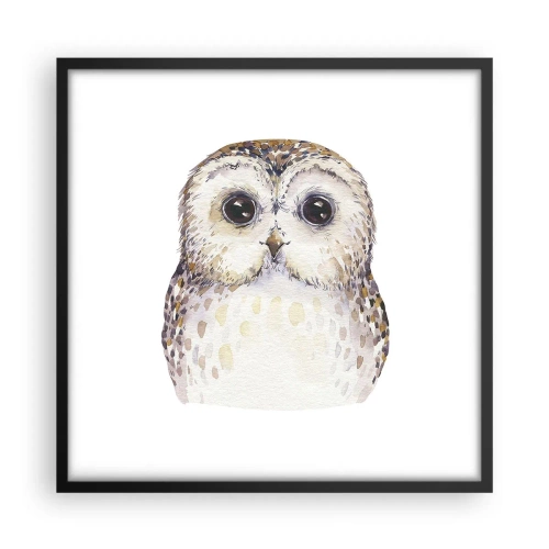 Poszter fehér keretben - Nézz a szemembe - 50x50 cm