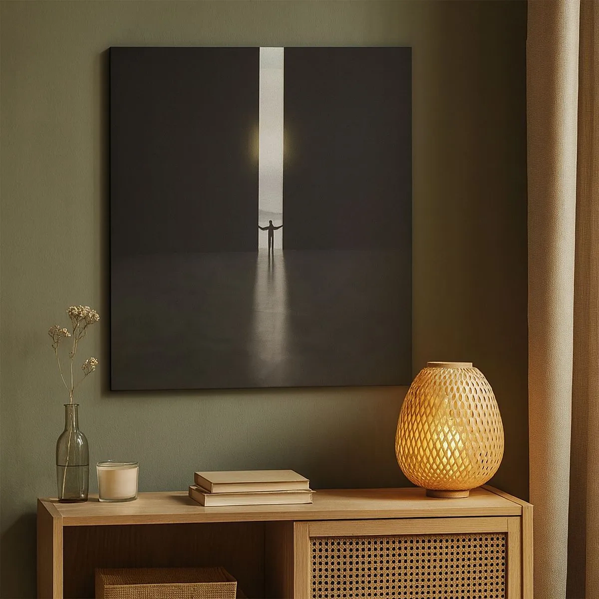 Vászonkép - Egy lépés a fényes jövő felé - 30x30 cm