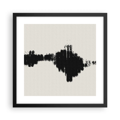 Poszter fehér keretben - A képzelet rezgései - 40x40 cm