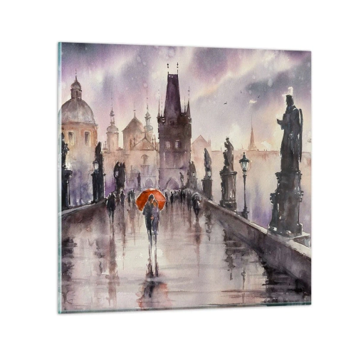 Üveg kép - Az emberek nem változnak - 70x70 cm