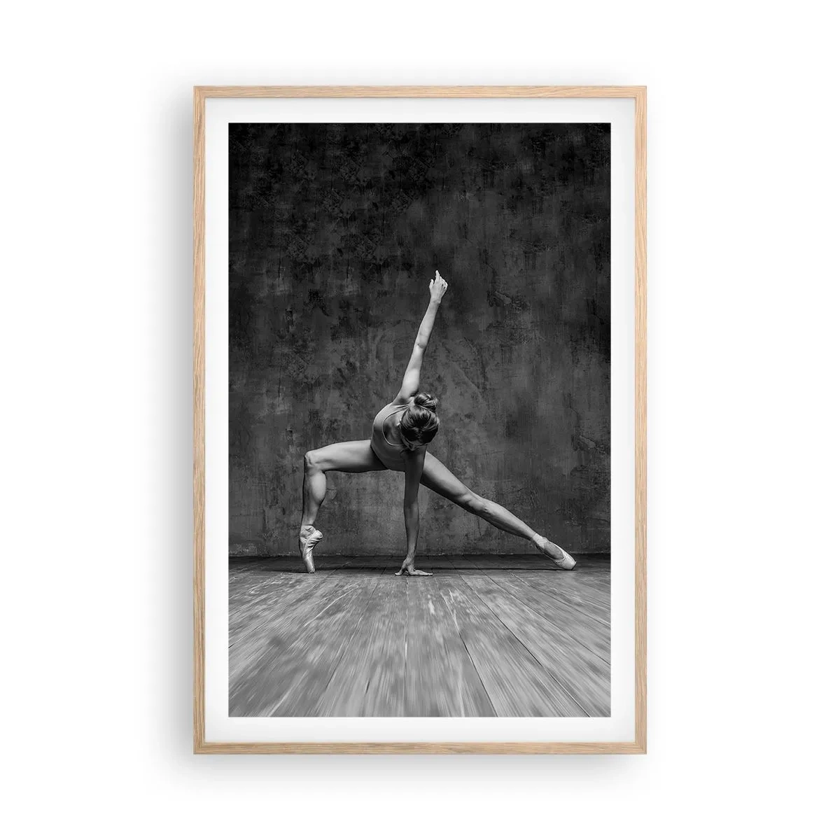 Poszter világos tölgy keretben - Az egyensúly eszménye - 61x91 cm