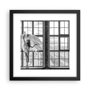 Poszter fehér keretben - Angyalok városa? - 30x30 cm