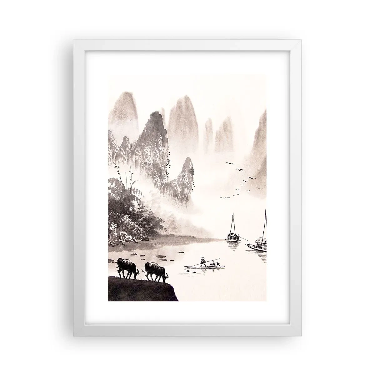 Poszter fekete keretben - Kelet egzotikus hétköznapjai - 30x40 cm