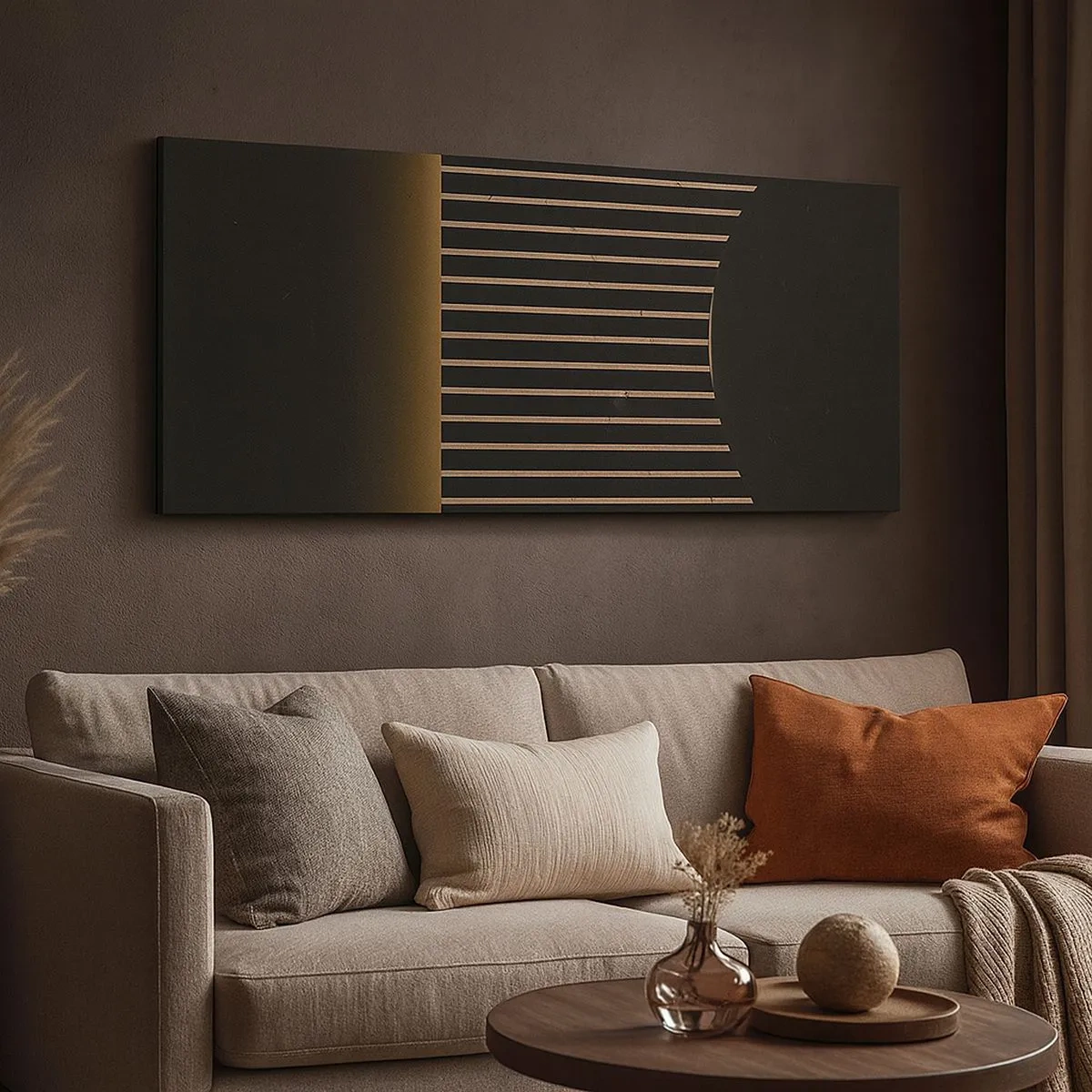 Vászonkép - Fedezze fel a sötétséget - 100x40 cm