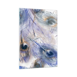 Üveg kép - Pávaszem kompozíció - 50x70 cm