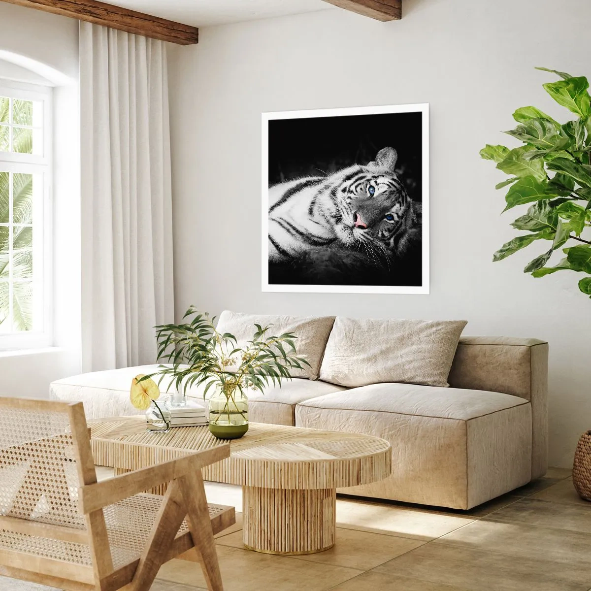 Poszter - Vadság és nyugalom - 60x60 cm