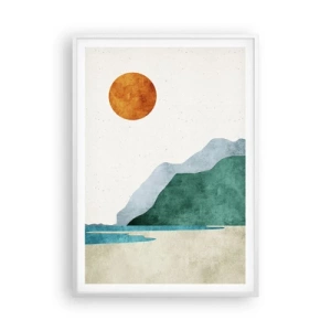 Poszter fekete keretben - Tájkép, amilyennek lennie kell - 70x100 cm