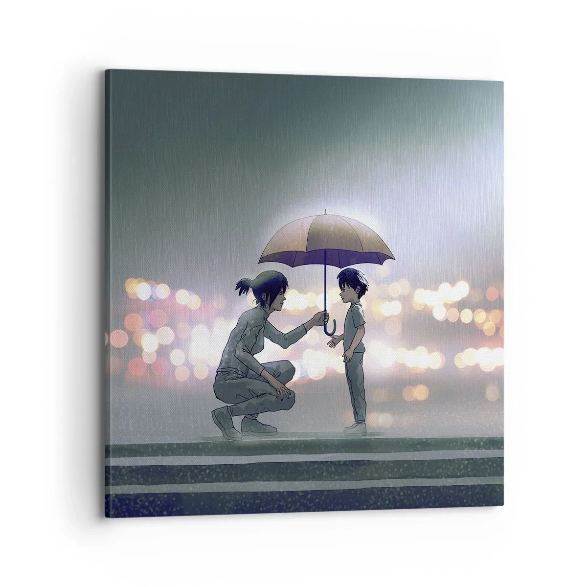 Vászonkép - És most minden rendben - 70x70 cm