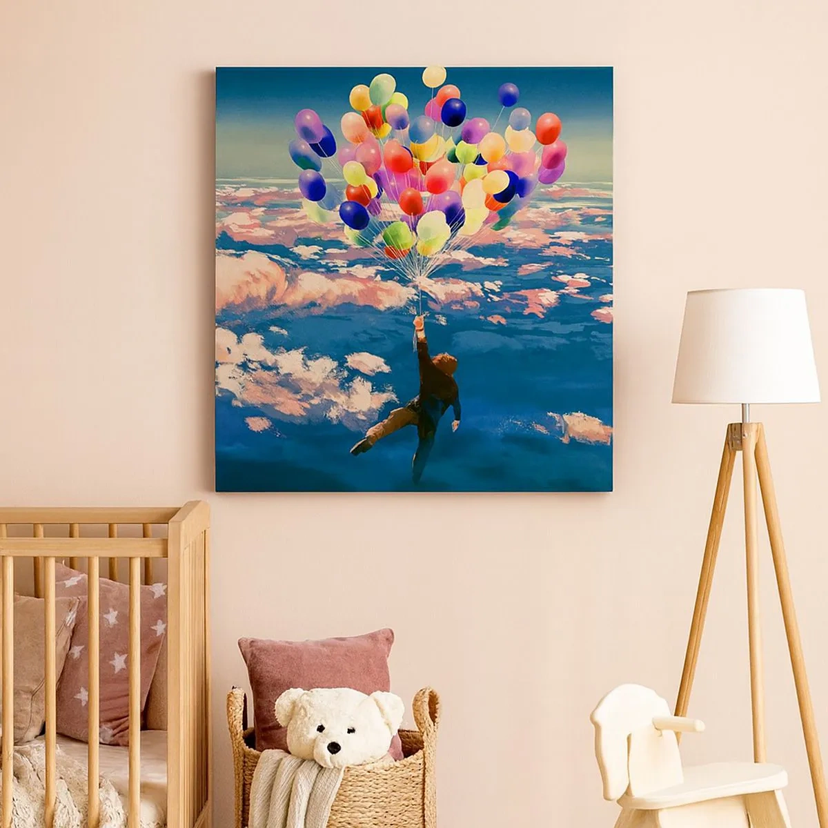 Vászonkép - Egy gyermekkori álom valóra vált - 30x30 cm