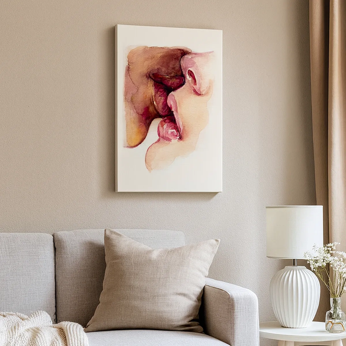 Vászonkép - Mint éjszaka és nap, föld és ég - 50x70 cm