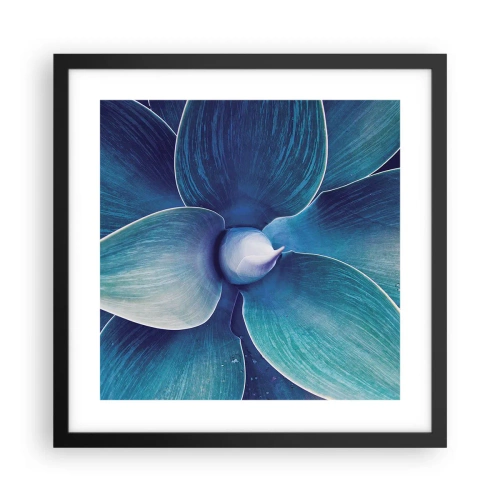 Poszter fehér keretben - Kékezve az égből - 40x40 cm