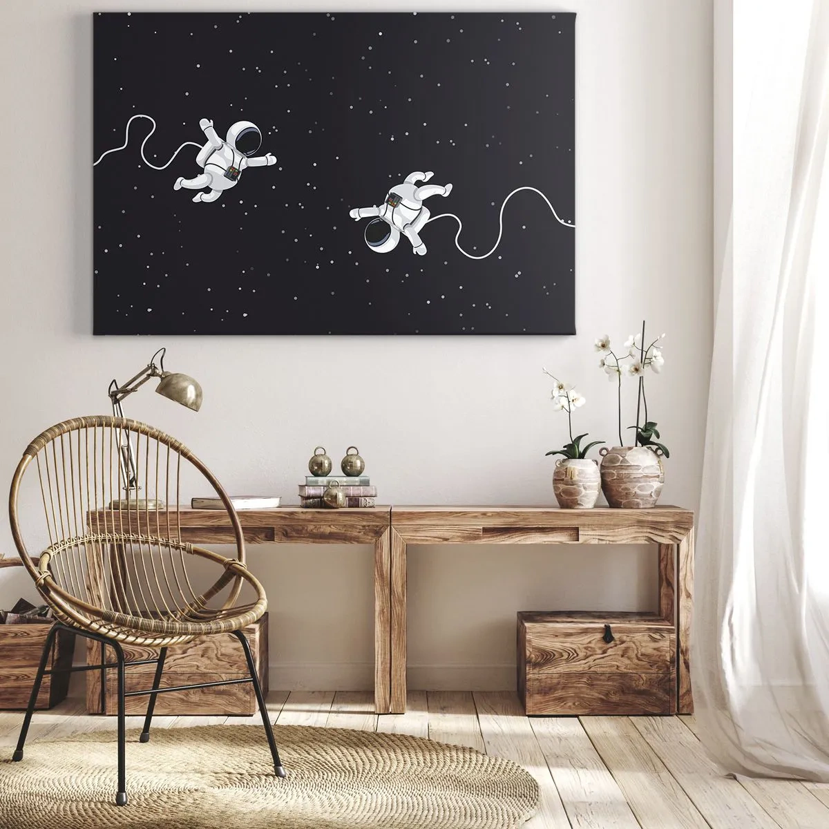 Vászonkép - Kozmikus tánc - 70x50 cm