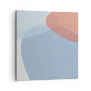 Vászonkép - Pasztell kapcsolatok - 60x60 cm