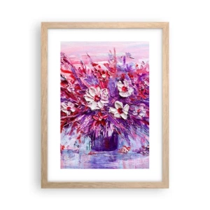 Poszter világos tölgy keretben - Ártatlanság és szenvedély - 30x40 cm