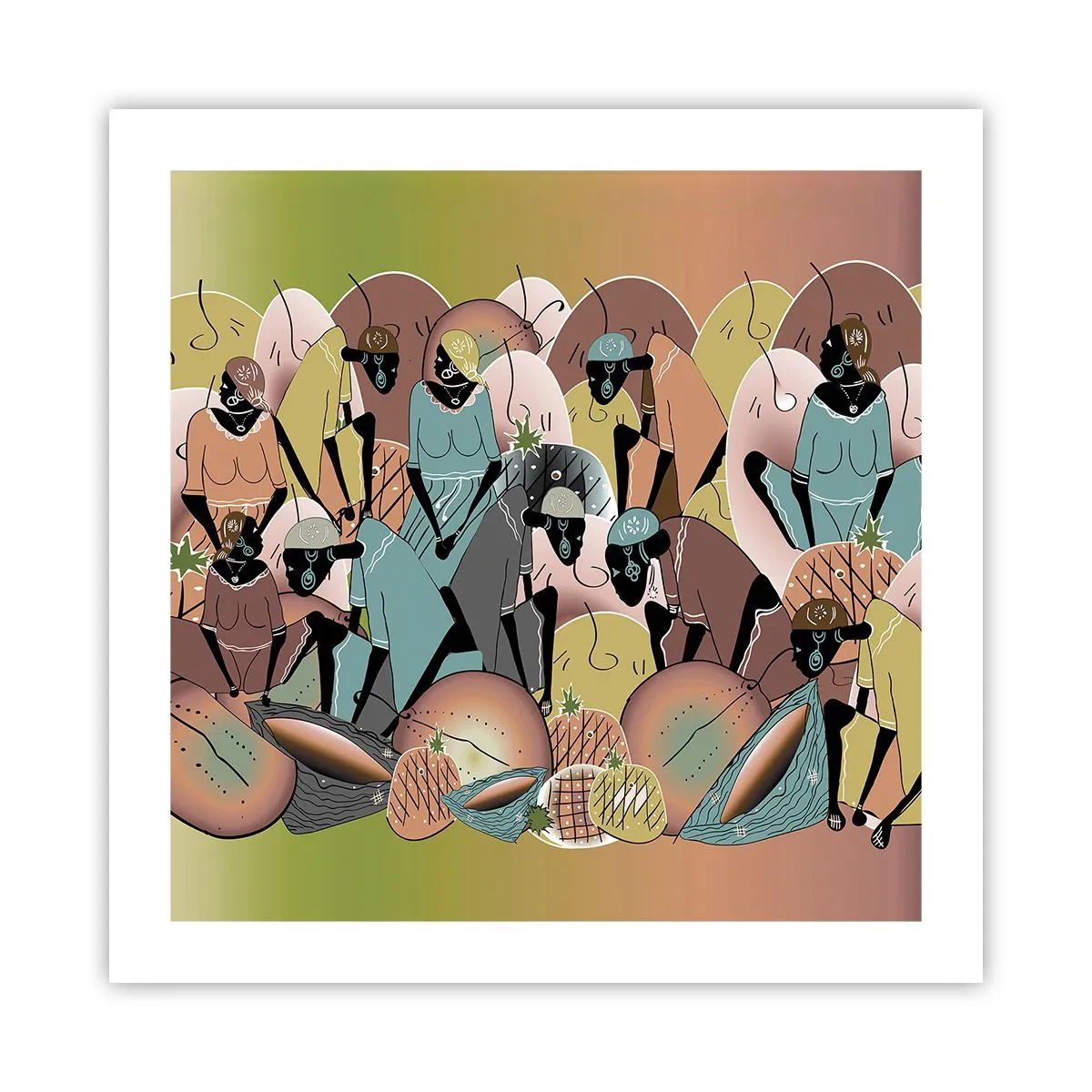 Poszter - Jön a nagy ünnep  - 50x50 cm