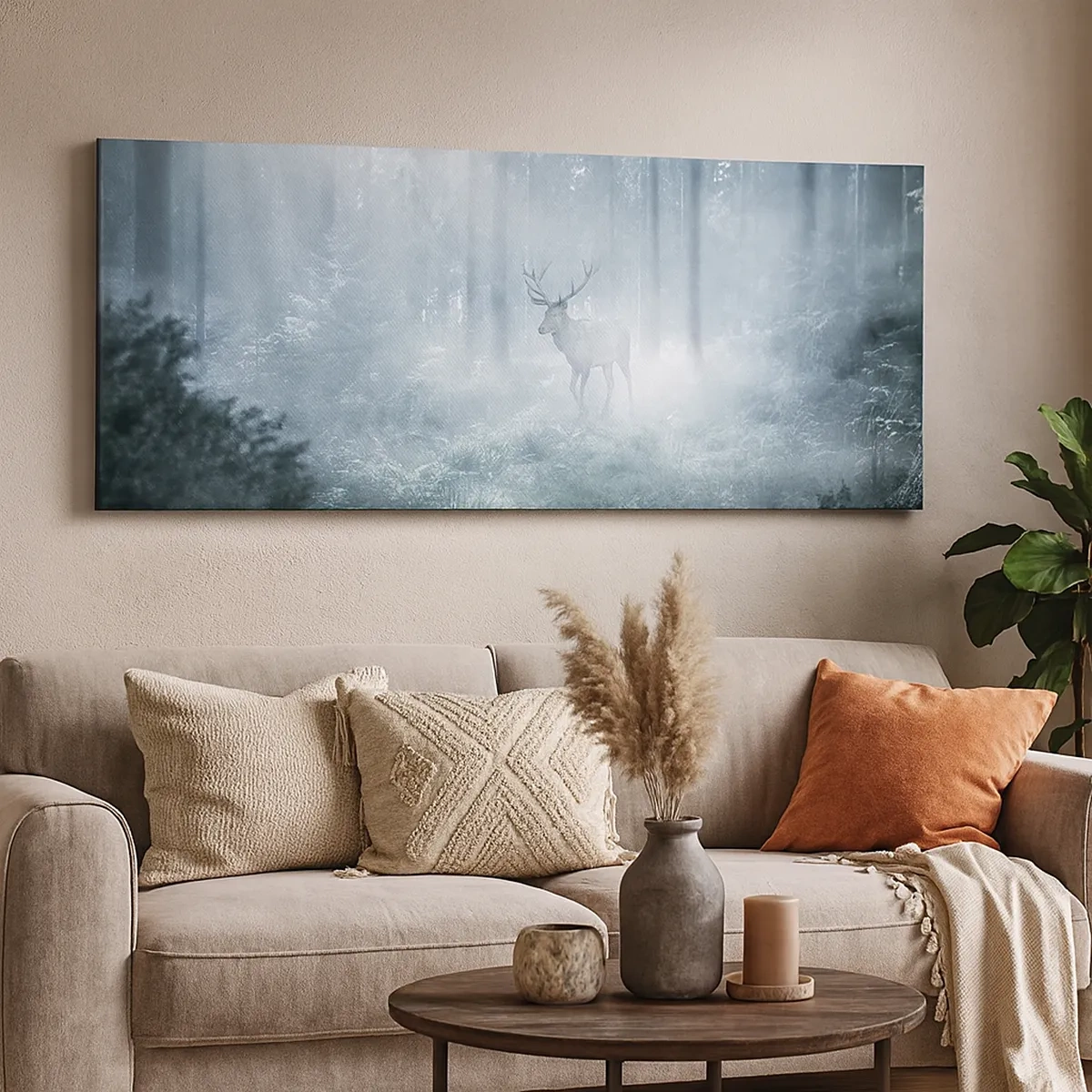 Vászonkép - Reggeli birtokellenőrzés - 30x30 cm