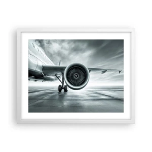 Poszter fekete keretben - Van erő! - 50x40 cm