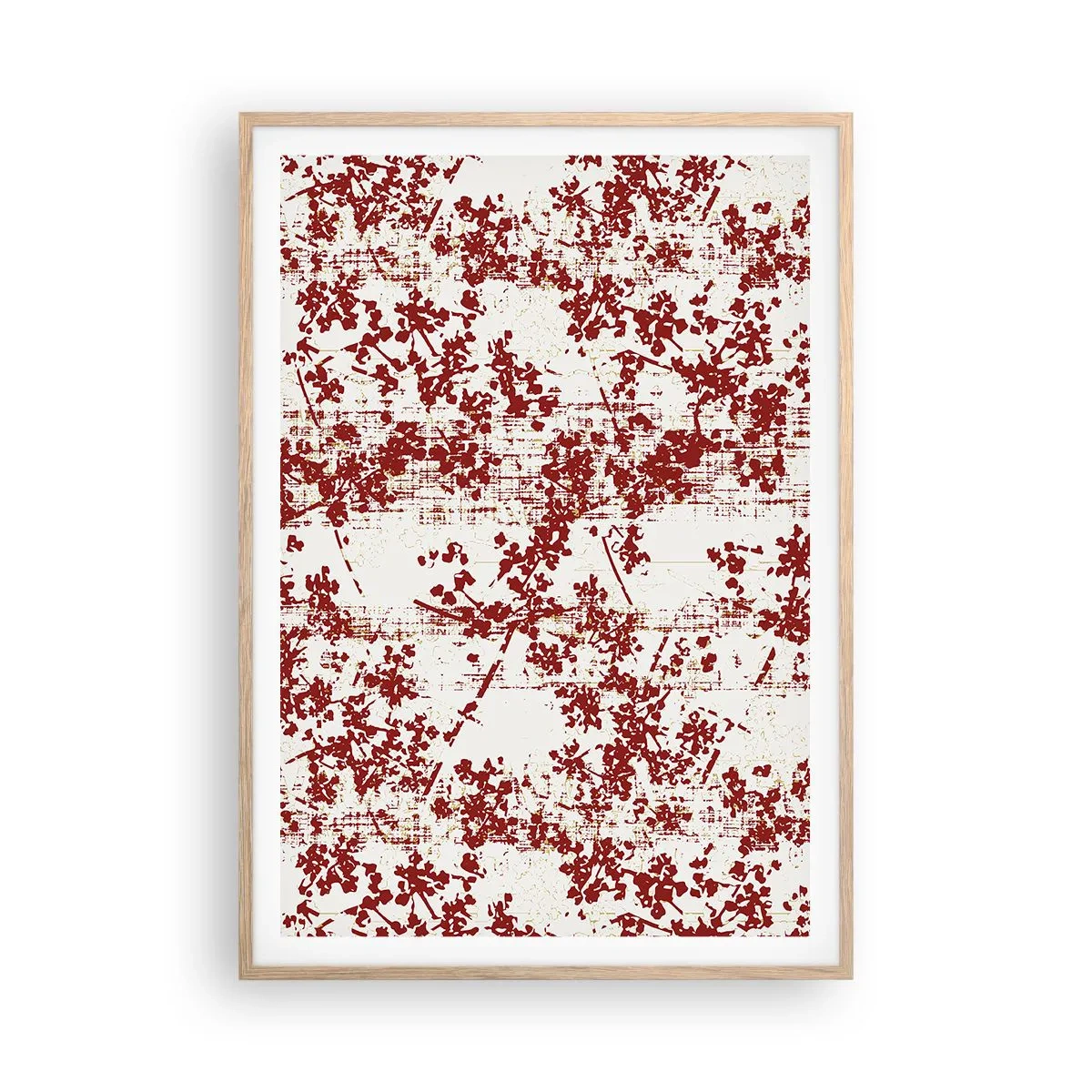 Poszter világos tölgy keretben - Mint egy régi perkál - 70x100 cm